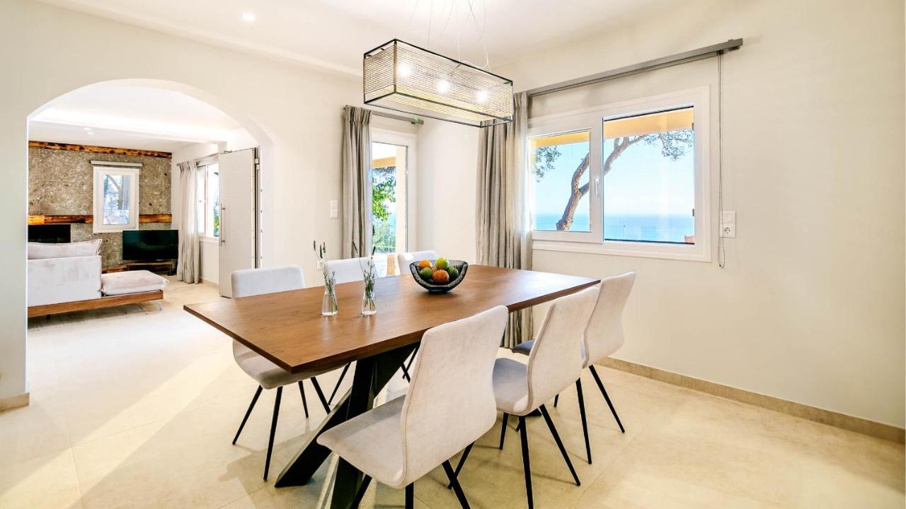 Ocean View Luxury Villa Ethra Kontogialos Eksteriør billede