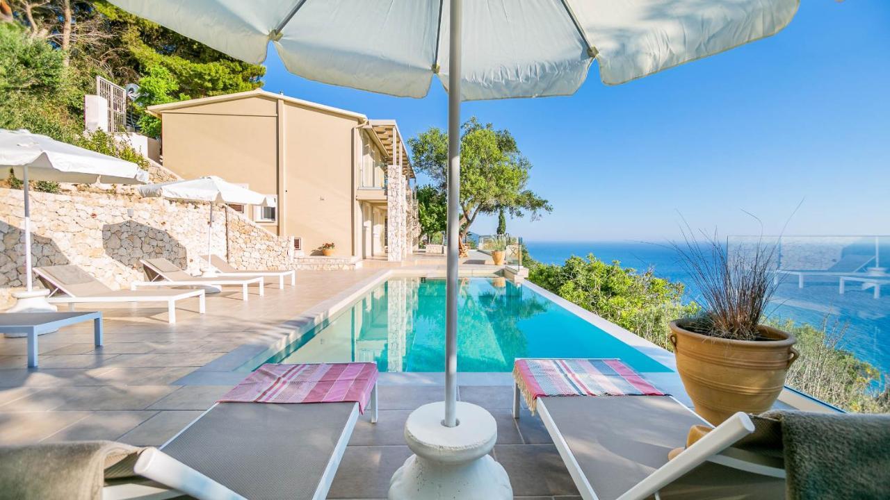 Ocean View Luxury Villa Ethra Kontogialos Eksteriør billede