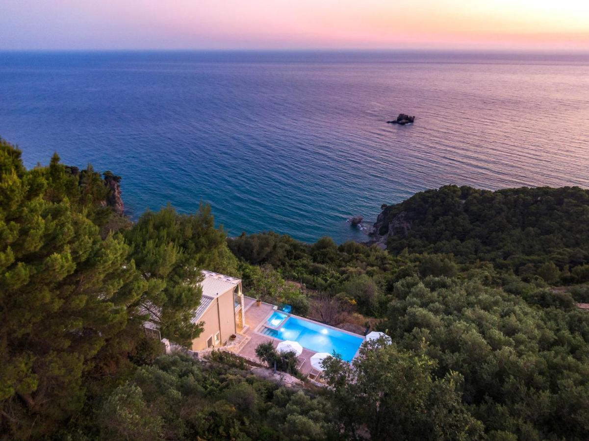Ocean View Luxury Villa Ethra Kontogialos Eksteriør billede